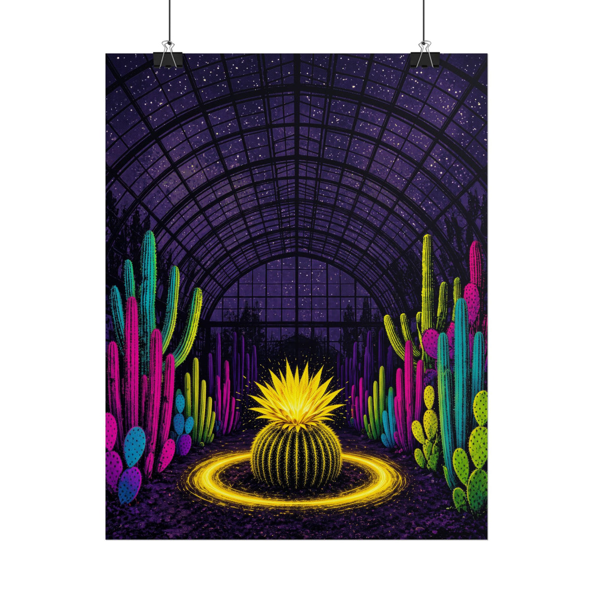 specimen 01: ignition print, 11x14, hanging from clips