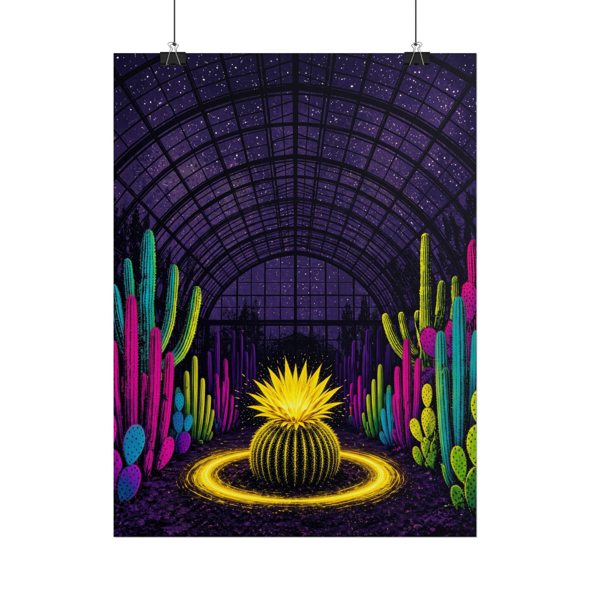 specimen 01: ignition print, 12x16, hanging from clips