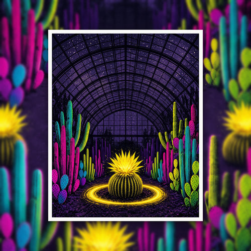 specimen 01: ignition print on a dark desert background